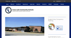 Desktop Screenshot of grasslakeschools.com
